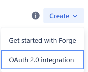Create OAuth 2.0 integration