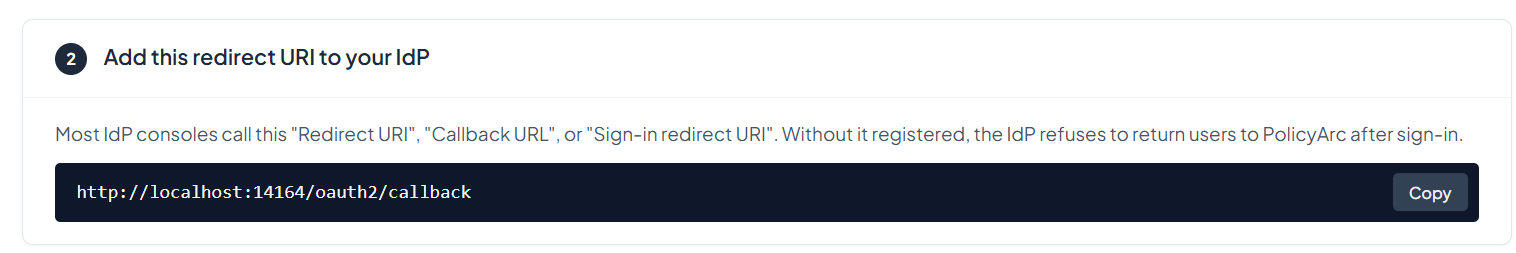 Authorized redirect URI